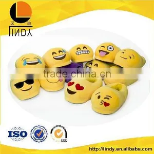 Emoji Adult Doll Shit Super Soft Cartoon Home Cotton Slippers thumbnail-1