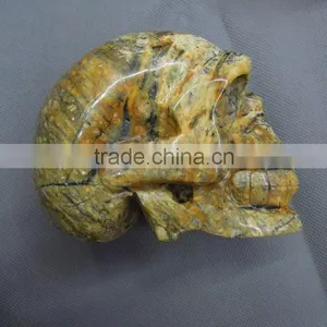 Unique Human Anatomy Skull Fengshui Crystal Products Good for Home Decoration thumbnail-4