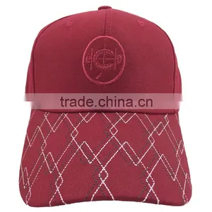 High Quality Blank Custom 6 Panel Baseball Cap/hat Without Logo thumbnail-2