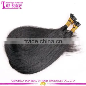 Wholesale i Tip Hair Full Cuticle Hight Quality Keratin u Tip Hair/flat Tip/i Tip Hair Extensions Wholesale thumbnail-2