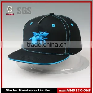 Round Flat Brim Snapback Hats for Children thumbnail-1