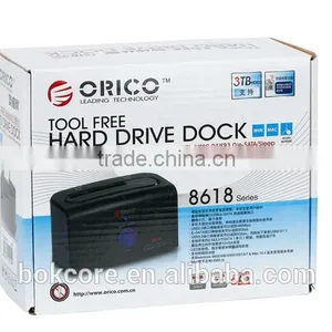 2.5 3.5 SATA HDD Docking Station ORICO 6618SUS USB E-SATA Hard Drive Caddy HDD Case Enclosure thumbnail-6