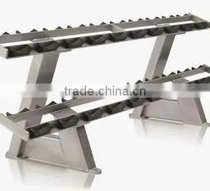 2016 GNS-F-110 Twin Tier Dumbbell Rack Gym Equipment thumbnail-1
