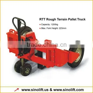 RTT12 Series All Terrain Pallet Truck With Cheap Price thumbnail-1