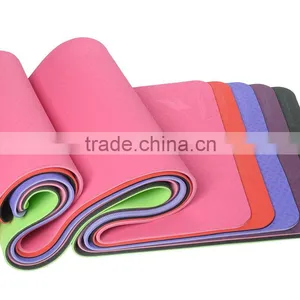 TPE Non-toxic Environmentally Friendly Yoga Mat Slip-prooving Yoga Mat thumbnail-1
