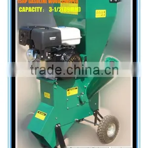 15HP 89MM Gasoline Wood Tree Branch Crusher thumbnail-1