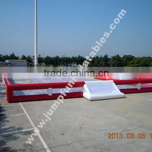 22x14 Meter Inflatable Human Soccer Field Commercial Hire Adults Football Fields Wholesale thumbnail-1