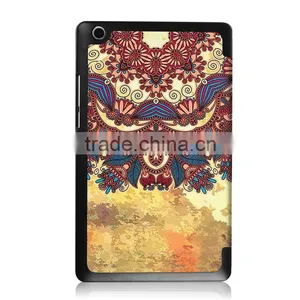 8 Inch Three Folding Lether Tablet Case for Lenovo Tab 2 A8-50F Slim Pattern Case thumbnail-3