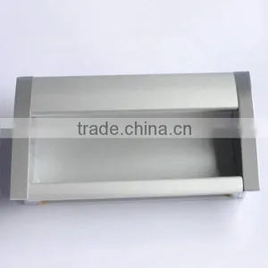 China Manufacturer Aluminum+Zinc Alloy Door Hidden Handle D3068 thumbnail-2