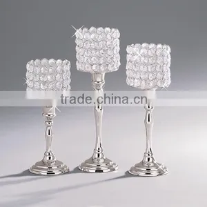 Beautiful Crystal Candle Holder for Table Decoration thumbnail-1