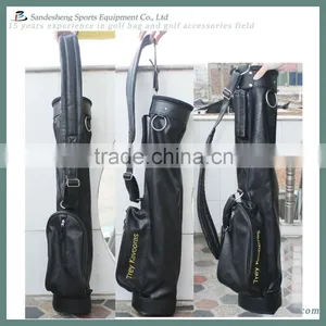 Black Leather Pencil Bag Golf,golf Pencil Bag,pencil Bag Golf thumbnail-1