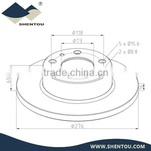 Iveco Truck Brake Disc 299.4066 thumbnail-1
