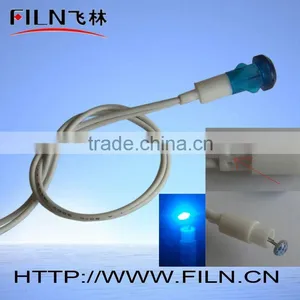 FL1-NEW New Type Blue Color Led Signal Lamp 12V With RoHs Wire thumbnail-1