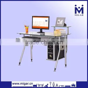 Metal Compact Computer Desk With Pull-Out Keyboard Tray MGD-1390 thumbnail-1