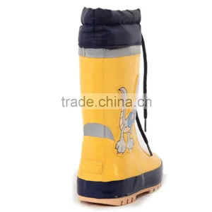 Wholesale Crocodile Pattern Waterproof Rubber Rain Boots for Kids thumbnail-3
