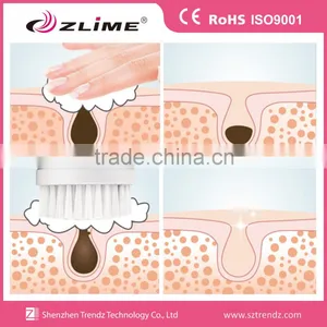 Battery Operated Electric ABS Face Clean Brush With Silicone Brush Heads thumbnail-6