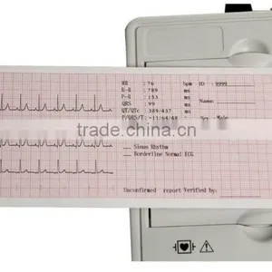 3 Channel 12 Lead Color Screen ECG EKG Machine Electrocardiograph by Wholesale Price thumbnail-4