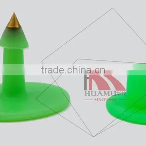 Animal Ear Tag 30*30 mm Green TPU Ear Tag for Pig Sheep Goat thumbnail-1