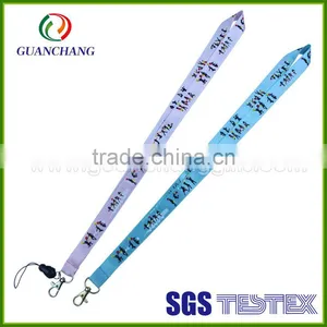 Custom Pretty Good Quality Satin Ribbon Lanyards no Minimum Order thumbnail-1
