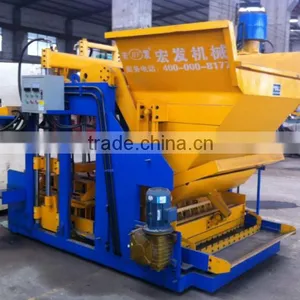 QT12-15 Mobile Concrete Block Machine / QMY12-15 Moving Style Eggs Laying Blocks Machine / Mobile Blocks Making Machine for Sale thumbnail-2