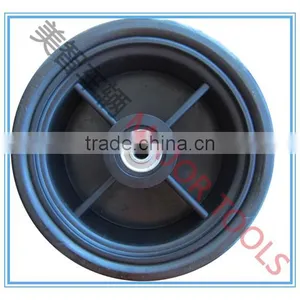 8x4 Wide Section Smooth Solid Rubber Wheel thumbnail-2