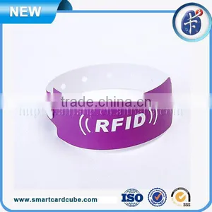 Disposable Paper Ultralight C RFID NFC Wristbands for Party/ Concert thumbnail-3