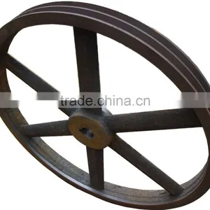 2v-8v 100-1000mm Cast Iron V Belt Pulley,wholesale Steel Iron V Pulley Six Spoke Customized thumbnail-1