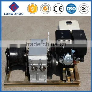 China Factory Gasoline Diesel Engine Powered Fast Speed Winch thumbnail-2