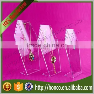 Cheap Price Acrylic Necklace Display Jewelry Stand Rack thumbnail-4
