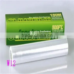 Excellent Gloss and Clarity Increases!!!PVC Cling Film for Food Wrap/PVC Food Wrapping Film/PE CLING FILM thumbnail-4