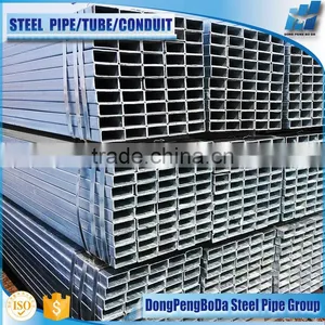 65*65mm Grade C350 Galvanized Square Hollow ms Tube thumbnail-1