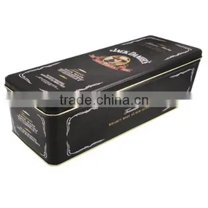 Rectanguar Metal Tins With Lids thumbnail-1