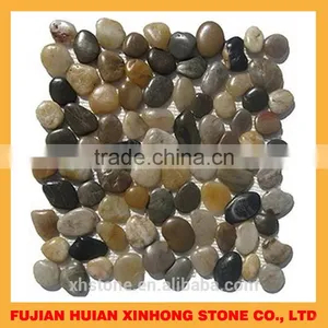 White Nature Pebble Tile,indoor Wall Floor Decoration Pebble Tile thumbnail-5