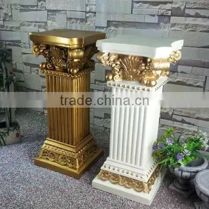 Europe Style Pillar /Roman Column /Wedding Road /Fiberglass Pedestal /Flower Pot With Stand thumbnail-5