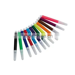 12 Pcs Coloured Markers in PVC Bag thumbnail-1