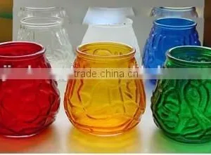 Cone Shaped Glass Candle Holder, Tear Drop Glass Candle Holder Wholesale thumbnail-1