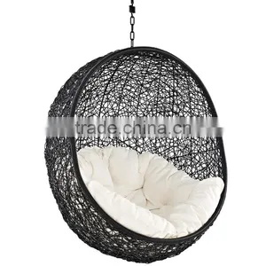 Wicker Aluminum Hanging Egg Chair Baby Egg Swing Chair thumbnail-4