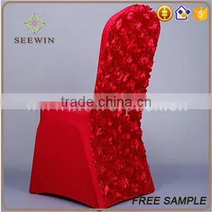 Wholesale Rosette Spandex Elastic Chair Cover thumbnail-1