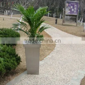 FO-9014 Brushed Outdoor Stainless Steel Flower Pot Stand thumbnail-1