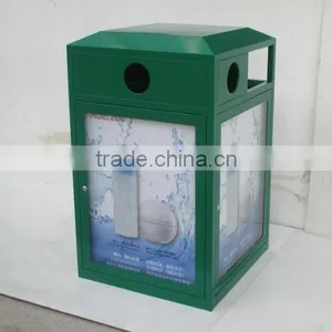 Arlau Outdoor Metal Commercial Rubbish Bins thumbnail-3