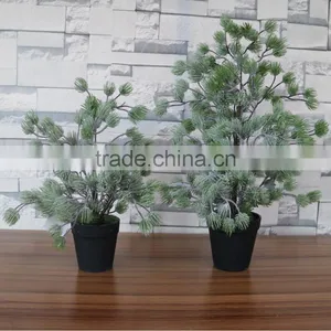 Plastic Mini Podocarpus Tree Bonsai thumbnail-4