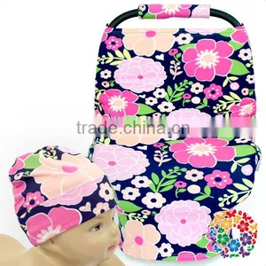 Wholesale Stretchy Baby Car Seat Cover Multi-use Nursing Cover Shipping Cart Cover thumbnail-1