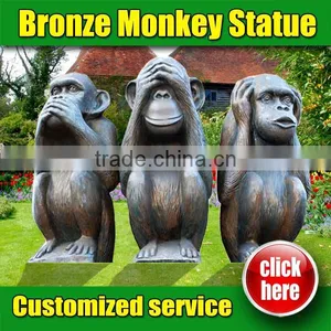 High Quality Monkey Thinker Statue With Low Price thumbnail-1