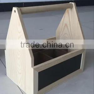 Custom Logo Printing Color Wooden Beer Carrier,Wood Bottle Carrier,Wooden Bottle Holder thumbnail-6