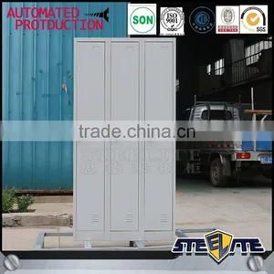 Military Wall Lockers Steel Cupboard Locker /3 Door Steel Storage Cabinet thumbnail-1
