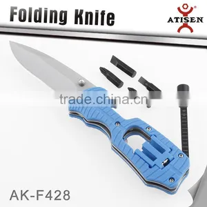 Top Grade Camping Knife Outdoor Rescue Combat Multi Tools Hunting Folding Knife thumbnail-2