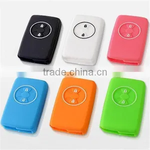 For Toyota Carora;Corolla;Carola Silicone Car Key Cover, Key Case thumbnail-1