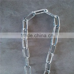 Dog Lead With Nyloy Handle Anmal Chain thumbnail-5