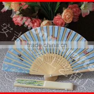 Japanese Fabric Advertising Fan Made From Anji thumbnail-2