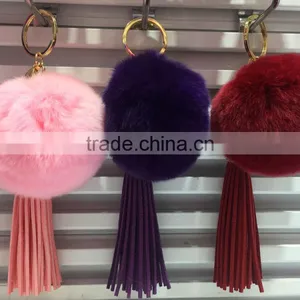 Trendy Rabbit Fur Key Chain K024-006 thumbnail-3
